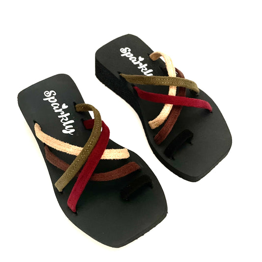 Butterfly Kids Wedge Slipper